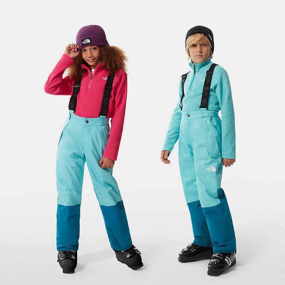 The North Face Snowquest Bib Παιδικα Παντελόνι - Μπλε (PACL37680)